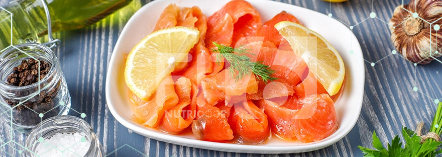 Salată de vară cu somon afumat