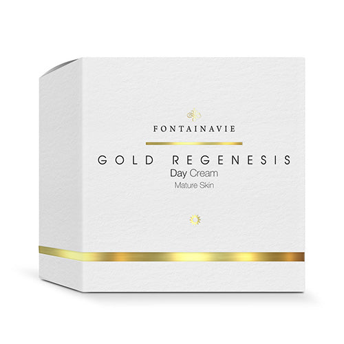 Cremă anti-îmbătrânire pentru zi cu aur coloidal FONTAINAVIE Gold Regenesis